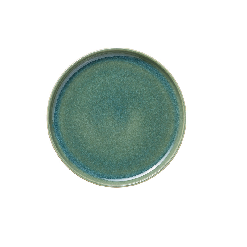 Assiette plate Ø 22 cm myrtle green ROCKZZERO à la pièce - Was Germany