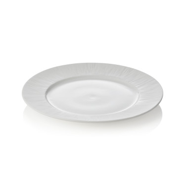 Assiette plate Ø 22 cm blanche MAYA SHIRO à la pièce - Was Germany