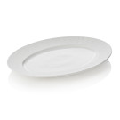 Plat 33 x 24,5 cm blanc MAYA SHIRO à la pièce - Was Germany