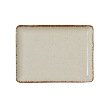 Plat rectangulaire 23 x 17 cm SMILLA SAND à la pièce - Was Germany
