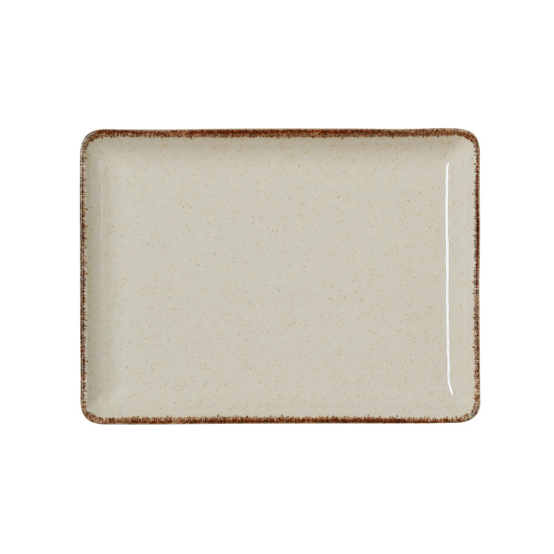Plat rectangulaire 23 x 17 cm SMILLA SAND à la pièce - Was Germany