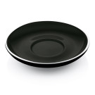 Soucoupe cappuccino noir bord blanc pour 4998020 ITALIA BLACK à la pièce - Was Germany