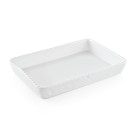 Plat à gratin rectangulaire blanc 32 x 21,5 cm à la pièce - Was Germany