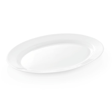 Plat oval 30,5 x 22,5 cm verre opal PURO à la pièce - Was Germany