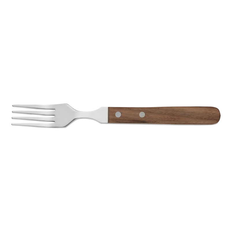 Fourchette à steak 20 cm manche en noyer à la pièce - Was Germany