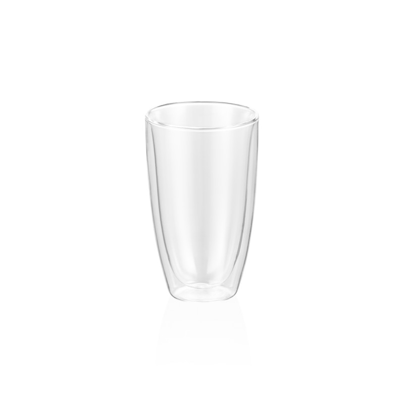 Verre caffè latte 360 ml Ø 8,5 cm borosilicate LOUNGE à la pièce - Was Germany