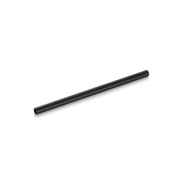 Paille en verre avec brosse 15 cm Ø 8 mm noir NOCTURN à la pièce - Was Germany