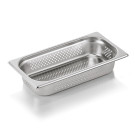Bac inox perforé fond et côtés GN 1/3 H 65 mm 2,5 ltr GN ESSENTIALS à la pièce - Was Germany