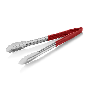 Pince universelle HACCP 30 cm rouge inox 18/0 - Was Germany