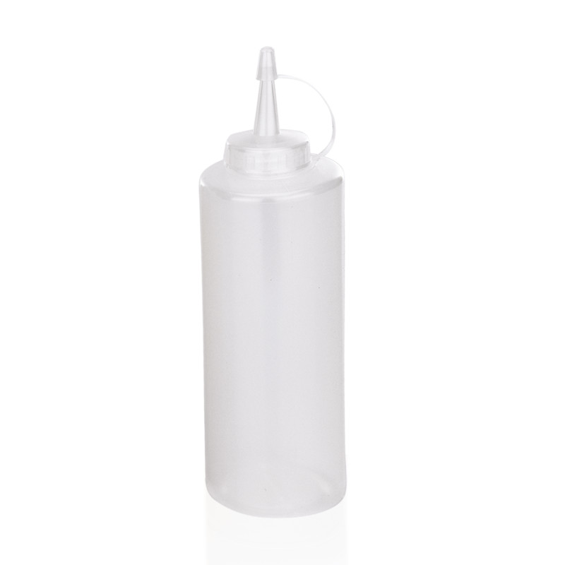 Flacon souple Ø 7 cm 0,45 ltr transparent polyéthylène à la pièce - Was Germany
