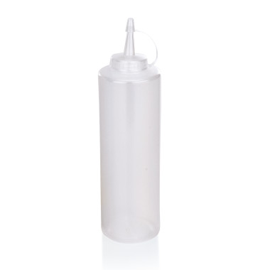 Flacon souple Ø 7 cm 0,7 ltr transparent polyéthylène à la pièce - Was Germany