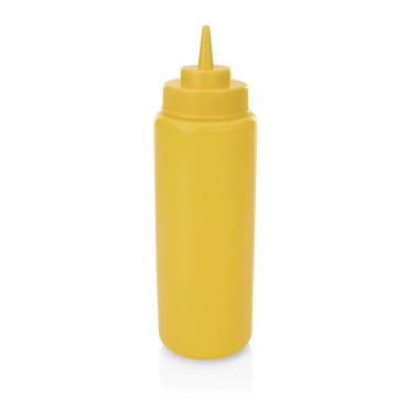 Flacon souple Ø 8 cm 0,95 ltr jaune polyéthylène à la pièce - Was Germany