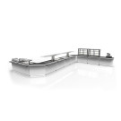 Base de Buffet Chaud Cuve en Verre - 1300x600 mm - Sayl  au meilleur prix sur Restock CHR