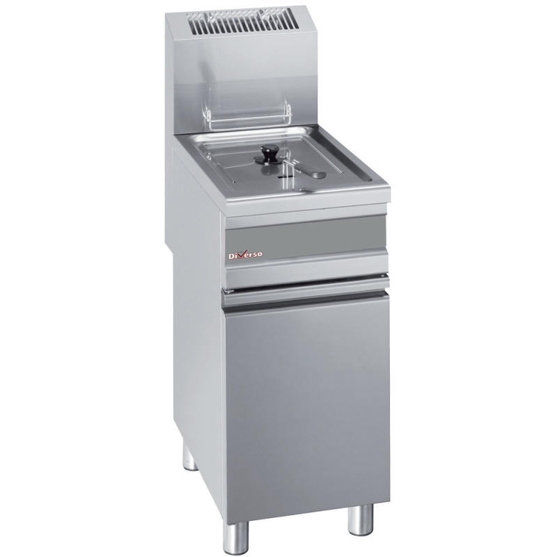 Friteuse gaz 1 cuve 15 litres sur armoire - Diverso  au meilleur prix sur Restock CHR