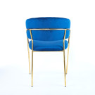 Chaise ISA - Bleu - Lot de 4 - Madrid Mobiliario