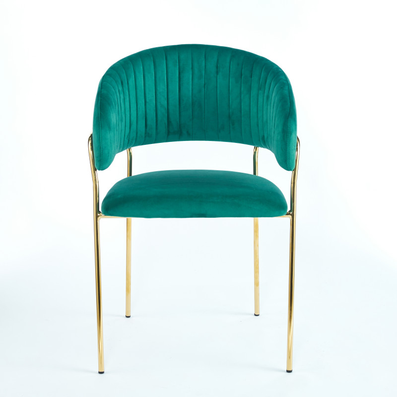 Chaise ISA - Vert - Madrid Mobiliario