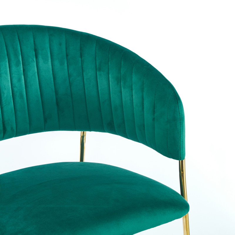 Chaise ISA - Vert - Madrid Mobiliario