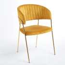 Chaise ISA - Moutarde - Madrid Mobiliario
