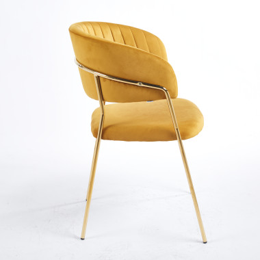 Chaise ISA - Moutarde - Madrid Mobiliario