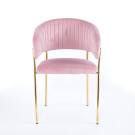 Chaise ISA - Rose - Madrid Mobiliario