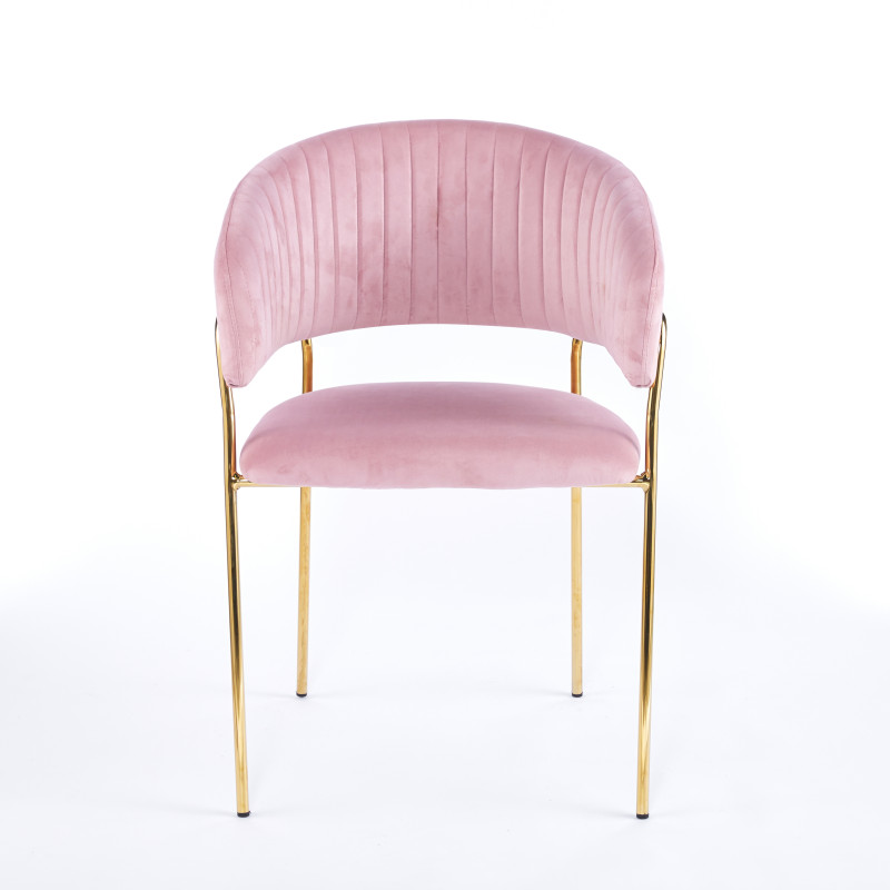 Chaise ISA - Rose - Lot de 4 - Madrid Mobiliario