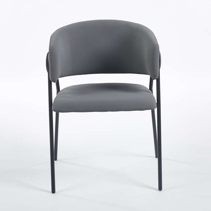Chaise TANI Simili-cuir - Lot de 4 - Madrid Mobiliario