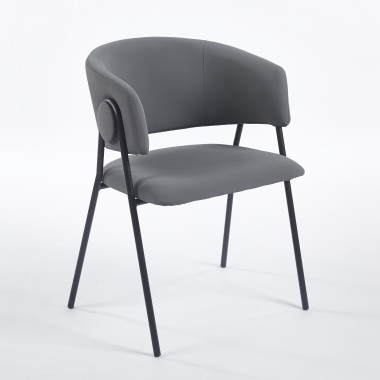 Chaise TANI Simili-cuir - Lot de 4 - Madrid Mobiliario
