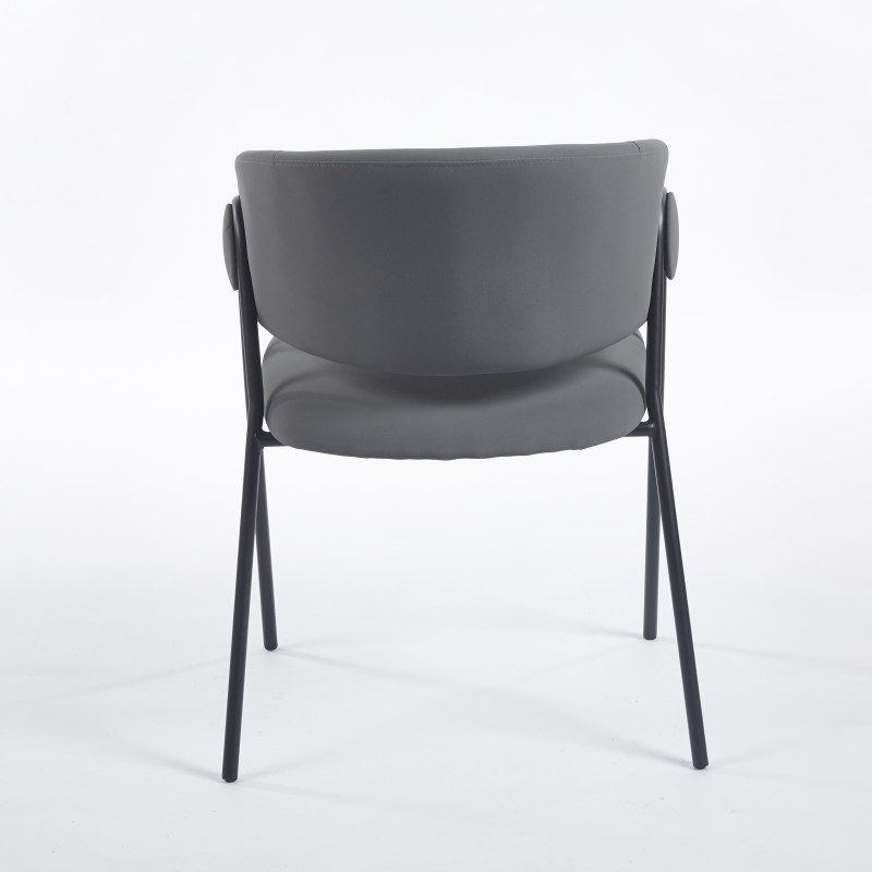 Chaise TANI Simili-cuir - Lot de 4 - Madrid Mobiliario