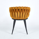 Chaise LORA - Moutarde - Lot de 4 - Madrid Mobiliario