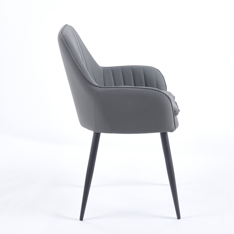 Chaise QUITTO Simili-cuir - Lot de 4 - Madrid Mobiliario