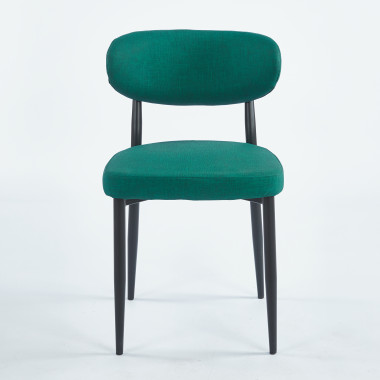 Chaise GOOFY Simili-cuir - Vert - Madrid Mobiliario