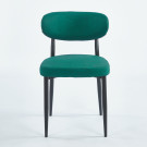 Chaise GOOFY Simili-cuir - Vert - Madrid Mobiliario