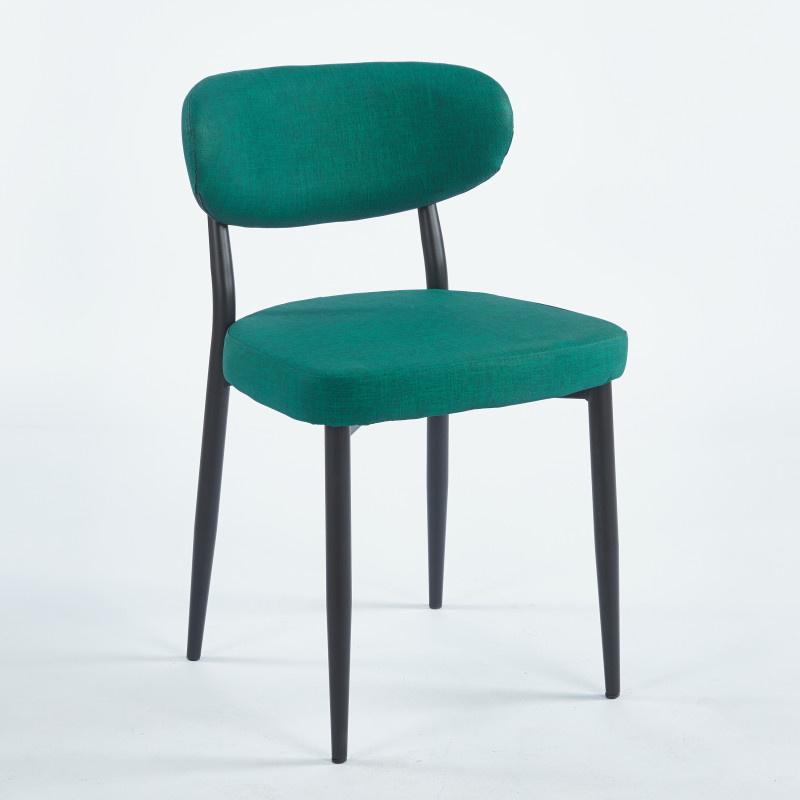 Chaise GOOFY Simili-cuir - Vert - Madrid Mobiliario