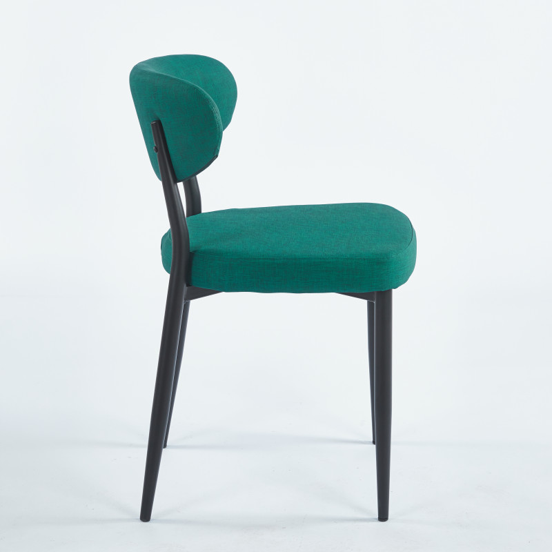 Chaise GOOFY Simili-cuir - Vert - Madrid Mobiliario