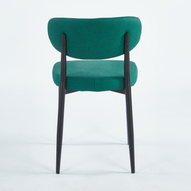 Chaise GOOFY Simili-cuir - Vert - Madrid Mobiliario