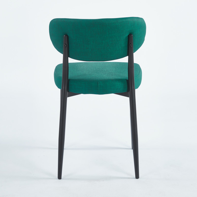 Chaise GOOFY Simili-cuir - Vert - Madrid Mobiliario