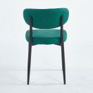 Chaise GOOFY Simili-cuir - Vert - Madrid Mobiliario