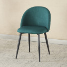Chaise YUMI Polipiel Textil - Vert - Lot de 4 - Madrid Mobiliario