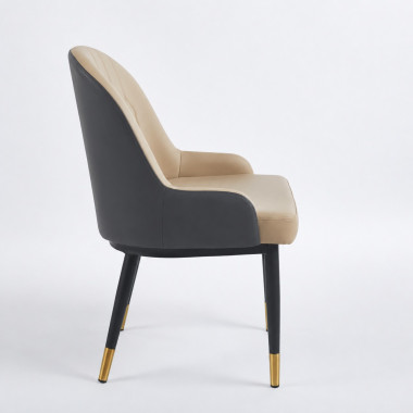 Chaise MAJO - Beige-Gris - Madrid Mobiliario