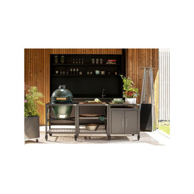 Pack XL - Table modulaire  Meuble placard  Meuble extension - Egg - ConvEGGtor - 8 roues et connecteur - Big Green Egg  au meill