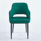 Chaise MAGGI Polipiel Textil - Vert - Lot de 4 - Madrid Mobiliario