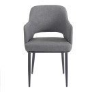 Chaise MAGGI Polipiel Textil - Gris - Madrid Mobiliario