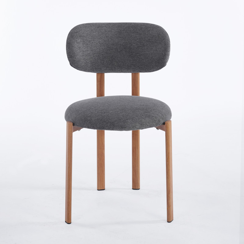 Chaise SION - Gris - Madrid Mobiliario