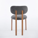 Chaise SION - Gris - Madrid Mobiliario