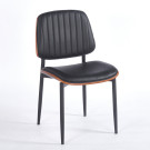 Chaise LYON - Noir - Madrid Mobiliario