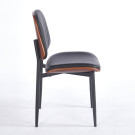 Chaise LYON - Noir - Madrid Mobiliario