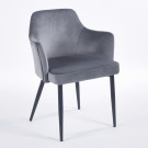 Chaise VICTORIA - Gris - Lot de 4 - Madrid Mobiliario