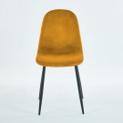Chaise SIMP Velours - Moutarde - Madrid Mobiliario