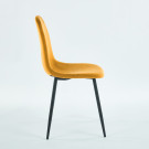 Chaise SIMP Velours - Moutarde - Madrid Mobiliario