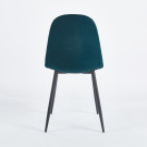 Chaise SIMP Velours - Bleu Marine - Lot de 4 - Madrid Mobiliario